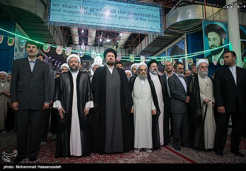 آملی لاریجانی در حرم امام خمینی(ره)