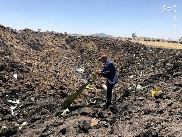 اولین تصویر از محل سقوط هواپیمای مسافری در کنیا