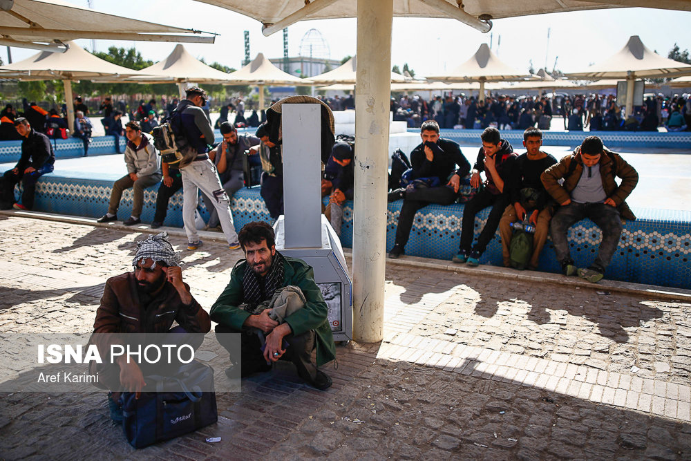 عزاداران اربعین در مرز مهران