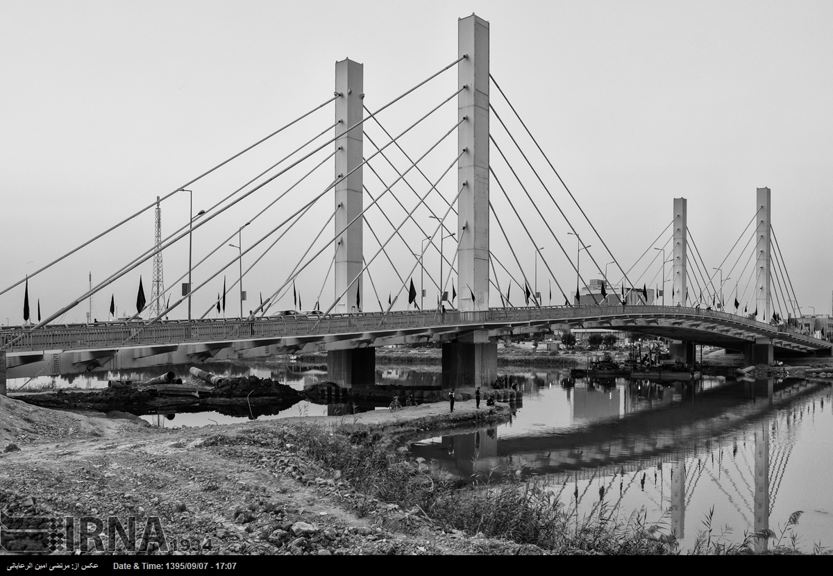 سیاه و سفید از رود بهشتی فرات +تصاویر