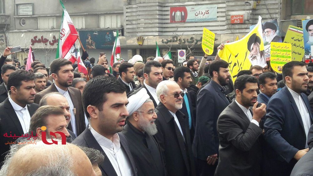 آغاز راهپیمایی سی و هشتمین سالگرد پیروزی انقلاب اسلامی