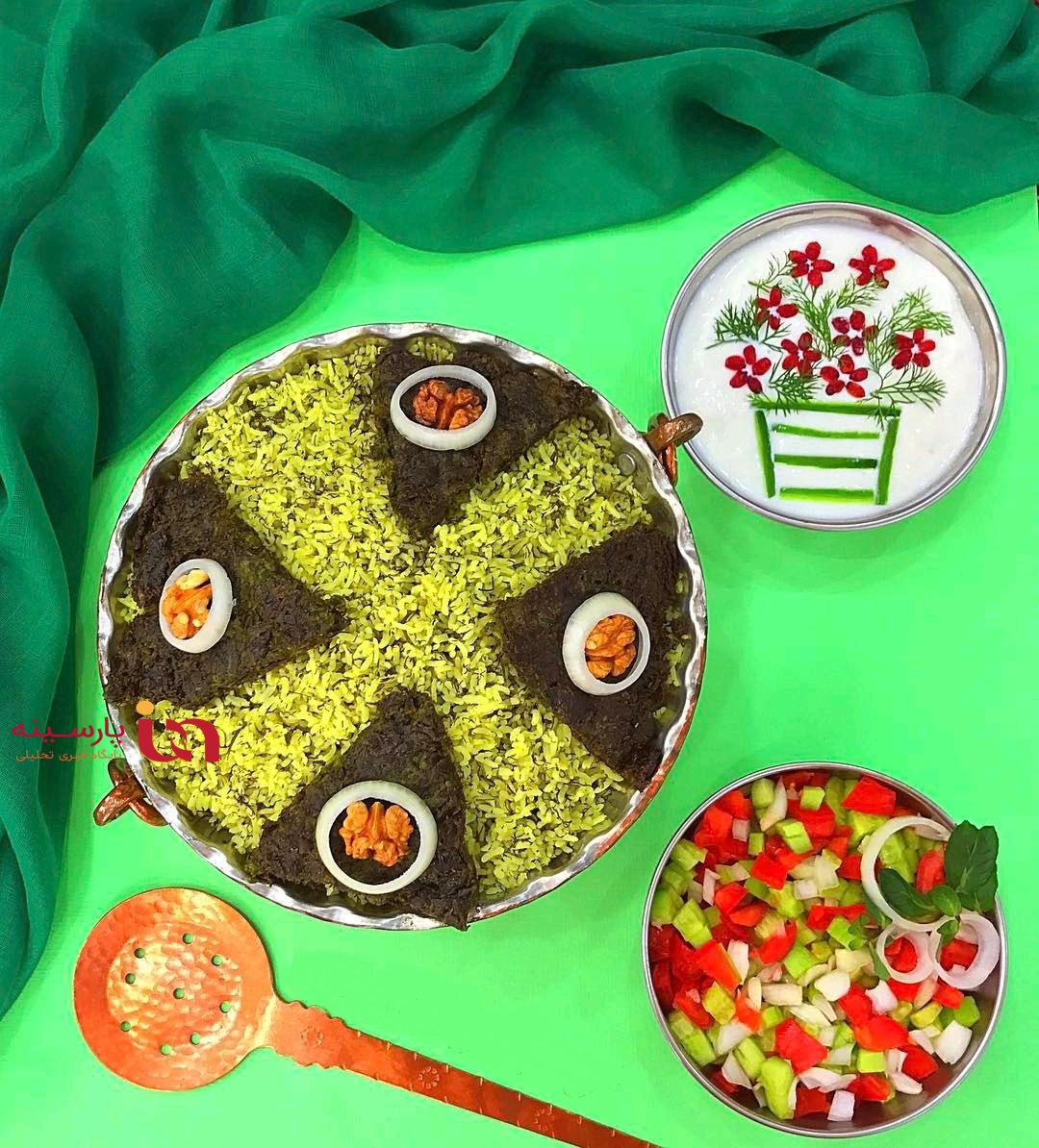 کوکو سبزی یک ایده خوشمزه و مقوی برای شام
