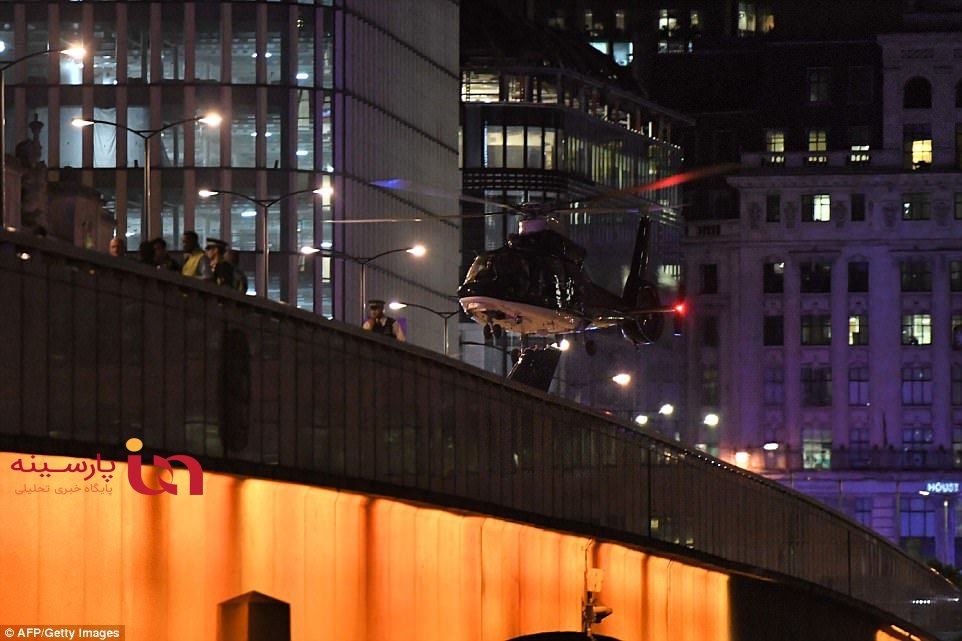 حمله مهاجمان با خودرو و چاقو به مردم در لندن