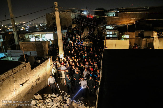 انفجار گاز در کوی رمضان اهواز