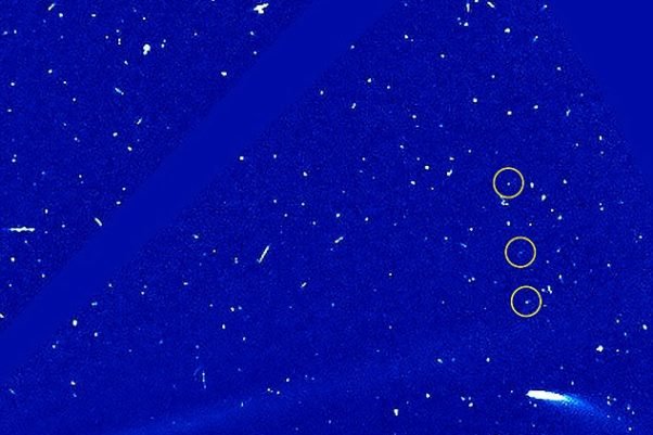 یک شی فضایی دنباله دار رصد شد