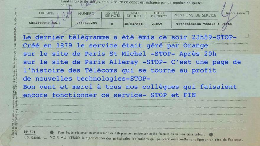 فرانسه با «تلگرام» خداحافظی کرد/ متن آخرین پیام