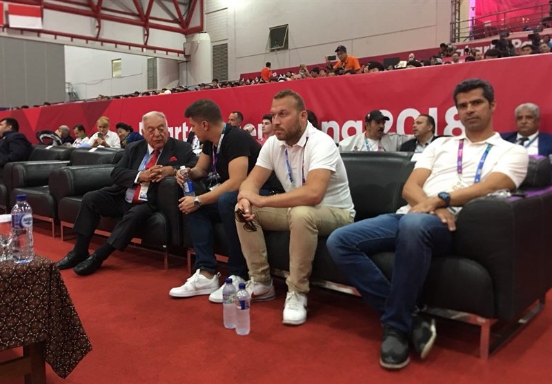 حضور تعدادی از مسئولان ورزش ایران و آسیا در سالن وزنه‌برداری