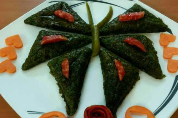 ایده‌های ساده و زیبا تزیین کوکو سبزی مجلسی