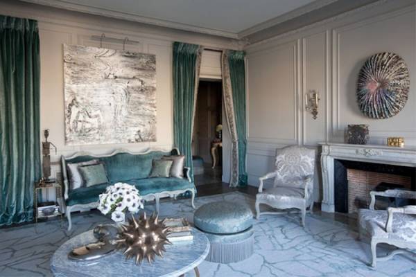 دکوراسیون به سبک طراحی داخلی فرانسوی