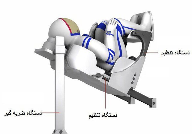 صندلی عجیبی برای سفر به فضا!