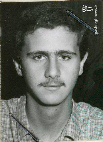 بشار اسد وقتی نوجوان بود +عکس