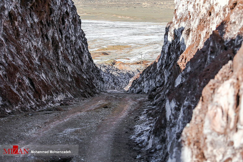 کوه نمک، جاذبه‌ی طبیعی استان قم+عکس