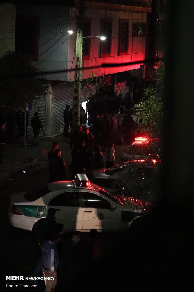 تیراندازی اشرار در خیابان خاتم الانبیا تهران+تصاویر