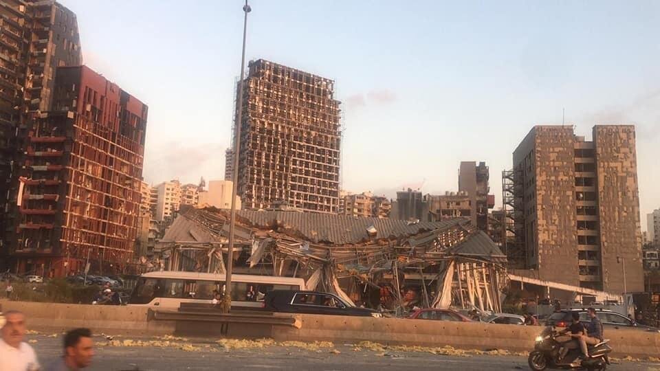 وقوع چندین انفجار مهیب در بیروت + فیلم