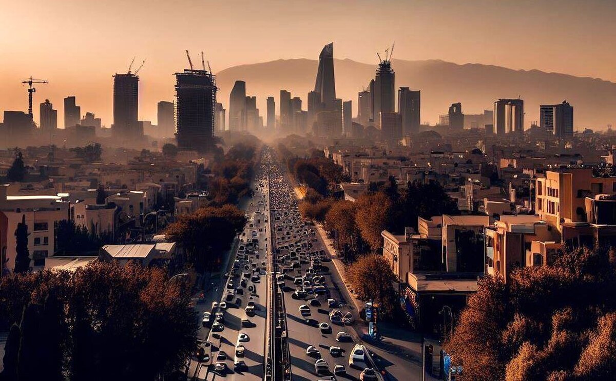 تهران ۱۰۰ سال دیگر از نگاه هوش مصنوعی+ تصاویر