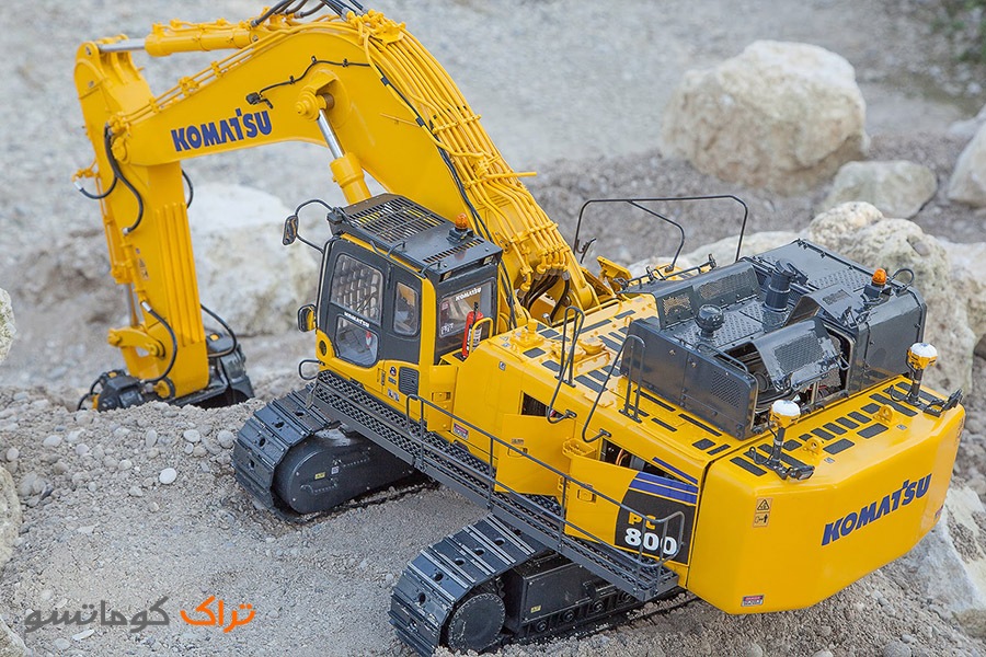 آشنایی با انواع بیل مکانیکی کوماتسو و قطعات آن