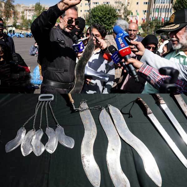 سلاح عجیب کشف‌ شده از اراذل و اوباشِ تهران+ عکس
