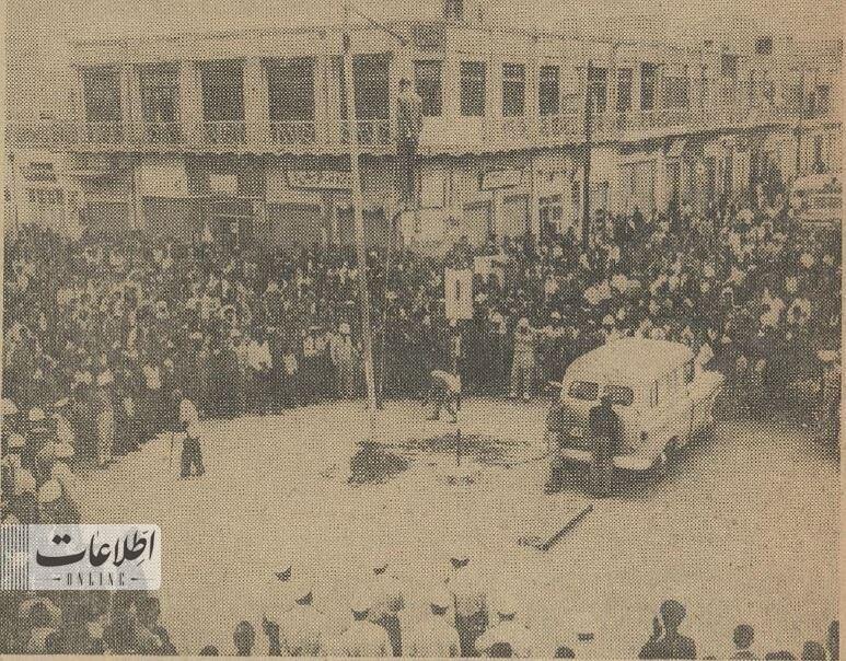 اعدام در فلکه ۳۰ متری اهواز+ عکس