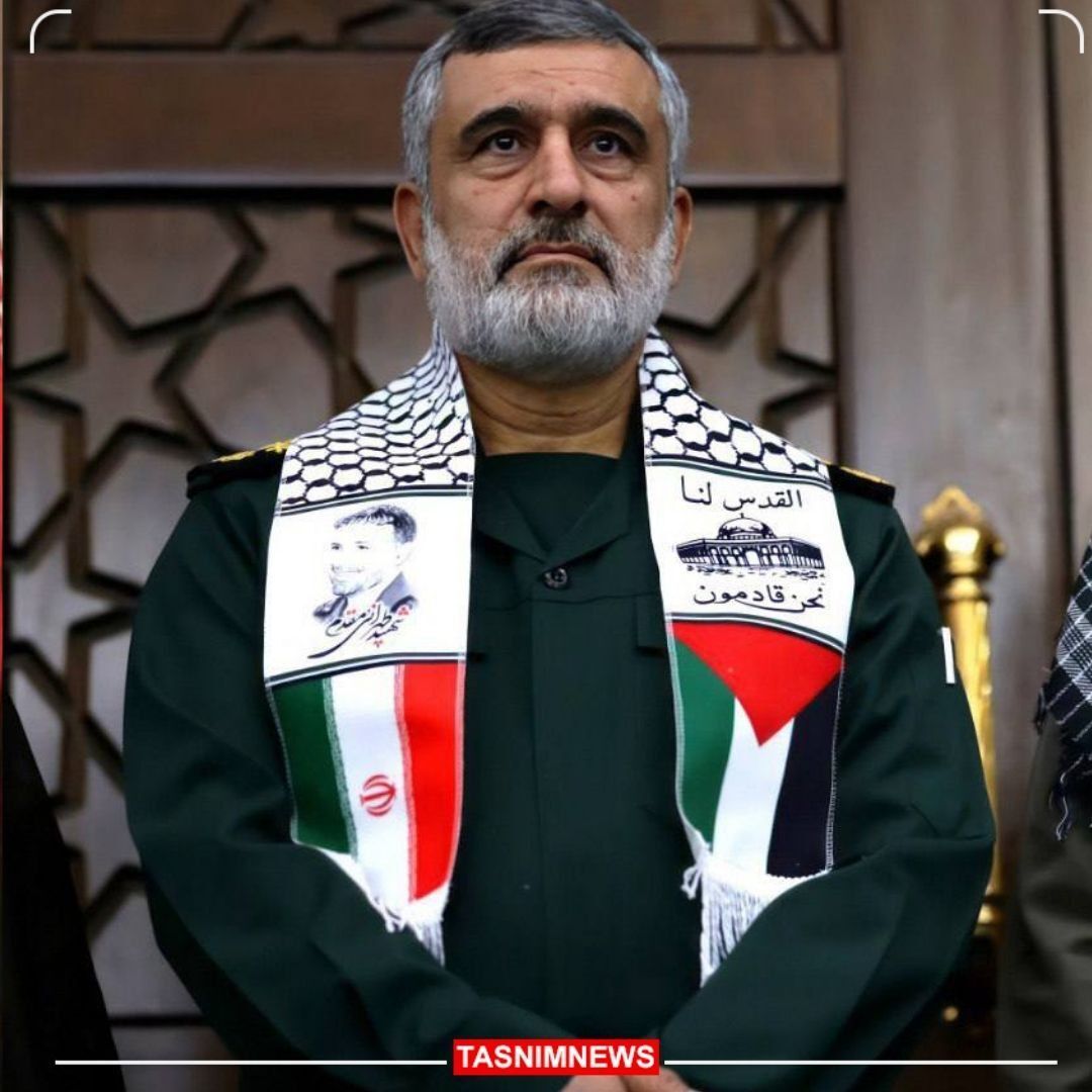 سردار معروف سپاه با این حرکت نمادین به اسرائیل هشدار داد