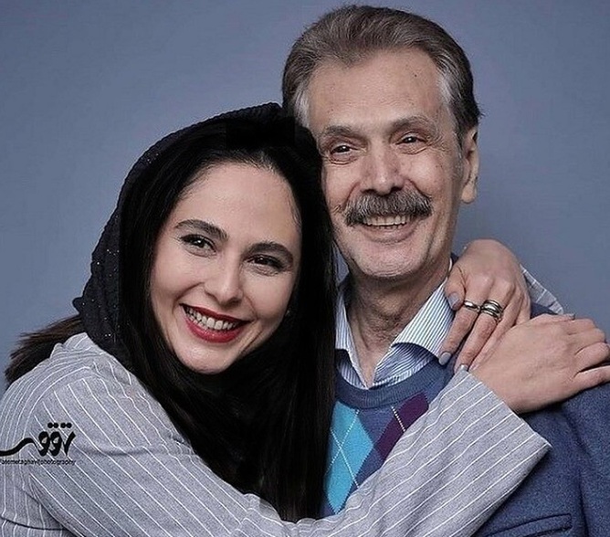 همسر جدید مهدی پاکدل در آغوش پدرش+ عکس