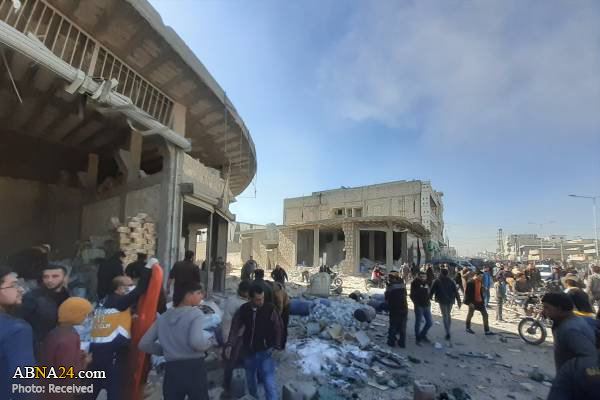 انفجار خودروی بمب‌گذاری شده در شهر الباب سوریه + تصاویر