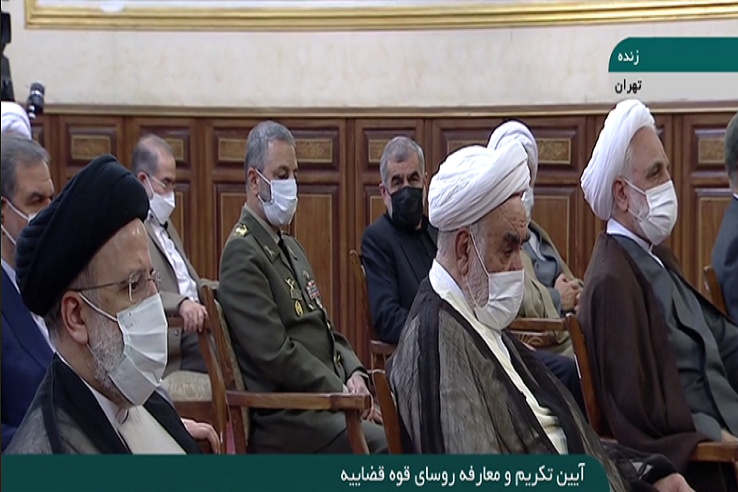 مراسم تکریم و معارفه روسای قوه قضاییه آغاز شد