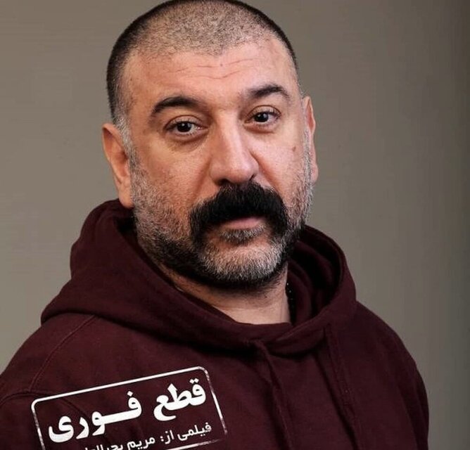 تصویری از گریم علی انصاریان در آخرین فیلمی که بازی کرد