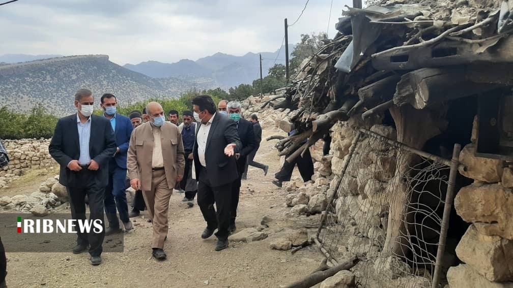 بازدید وزیر کشور از مناطق زلزله زده اندیکا +عکس