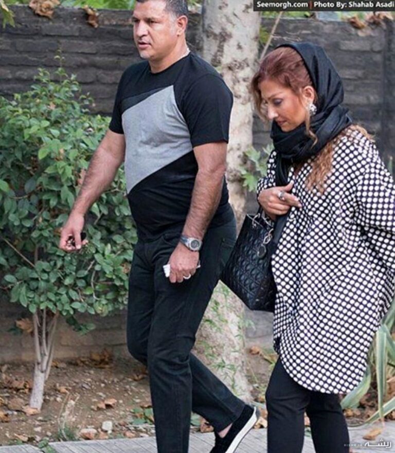 استایل عجیب زن علی دایی با یک من ادعا!