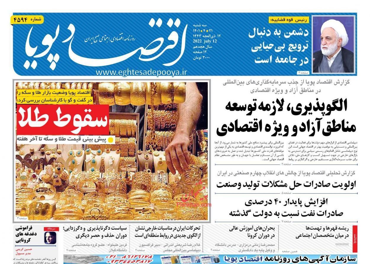 از سقوط طلا تا مسکن در راه‌ مانده + تصاویر