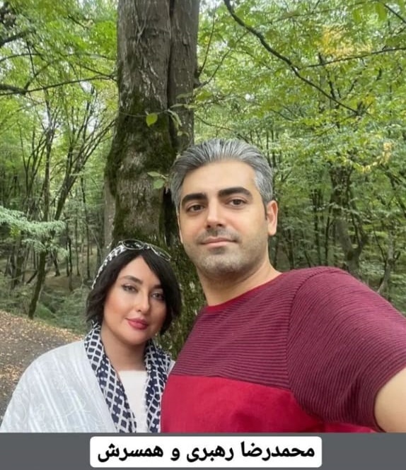 سلفی آقای بازیگر با همسرش در دل طبیعت+ عکس