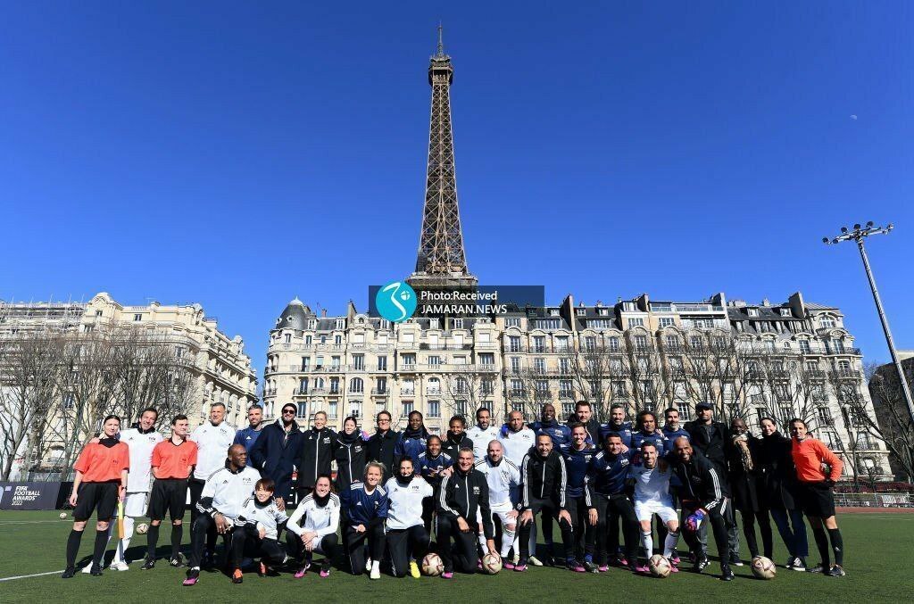 حضور متفاوت شهریار فوتبال ایران در مراسم the best + تصاویر