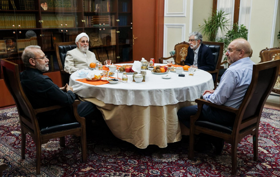افطاری «قالیباف» با روسای سابق مجلس