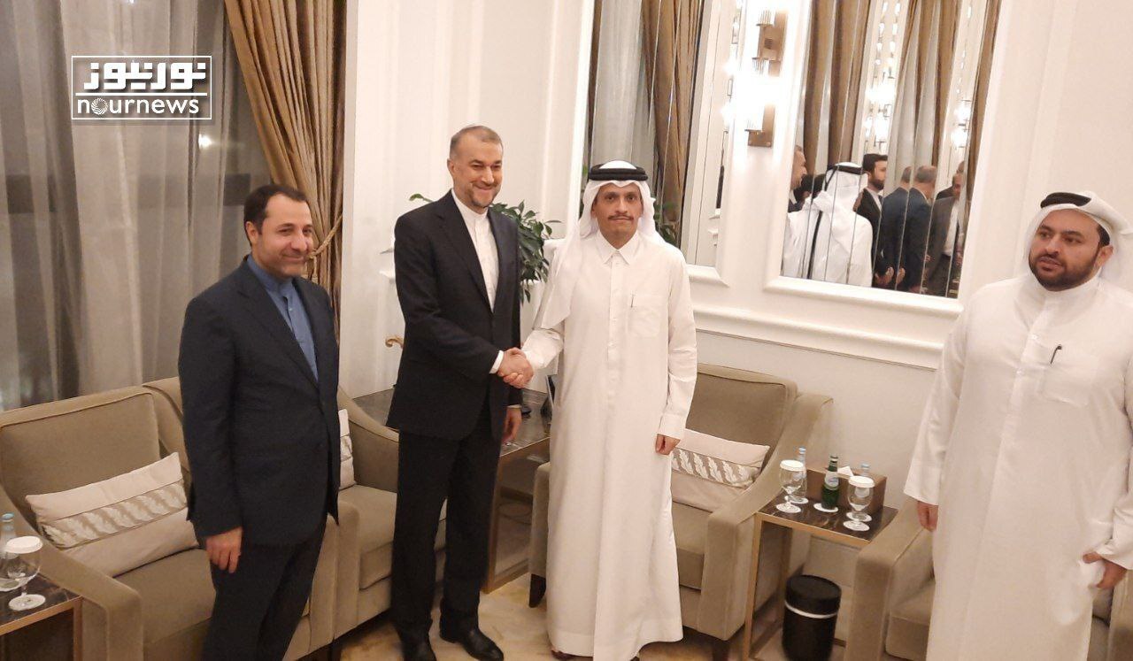 ادامه رایزنی‌های منطقه‌ای وزیر امور خارجه اینبار با نخست وزیر قطر